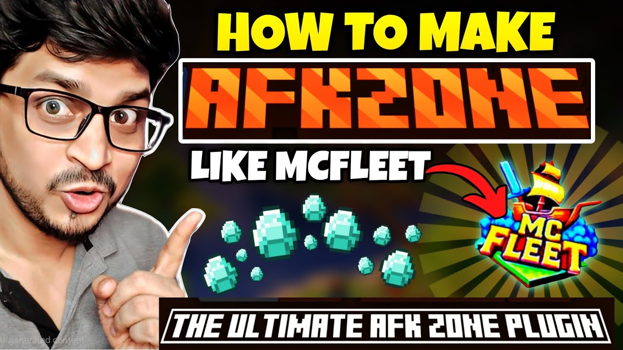 How To Make AFK Zone like McFleet in Minecraft Aternos | Best AFK ...