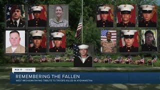 Tribute to fallen U.S. troops