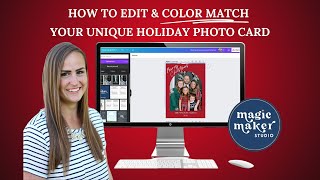 How to Edit & Color Match Holiday Cards with Magic Maker Studio screenshot 4