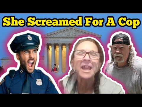 SHE SCREAMED FOR A COP DURING HER DEPOSITION