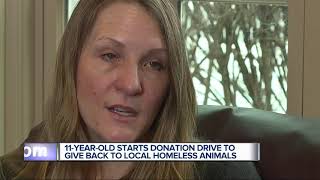 Macomb County 11 year-old helps homeless animals
