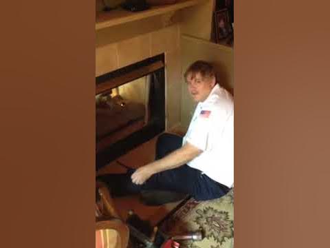 Gas log repair and service - YouTube
