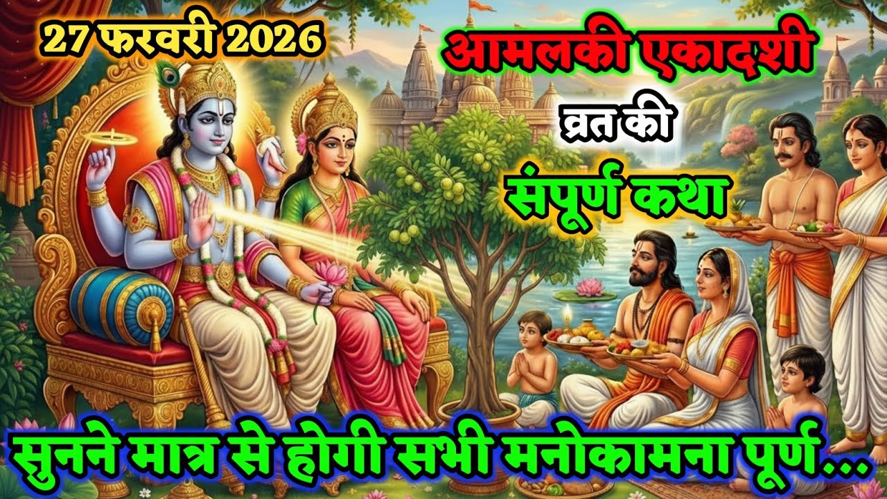आंवला एकादशी व्रत कथा सुनते ही पूर्ण होंगी हर मनोकामनाएँ ...! |पौराणिक कथा |  Amalaki Ekadashi Vrat