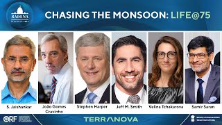 Chasing the Monsoon: Life@75 | Raisina Dialogue 2022 | S. Jaishankar | Samir Saran