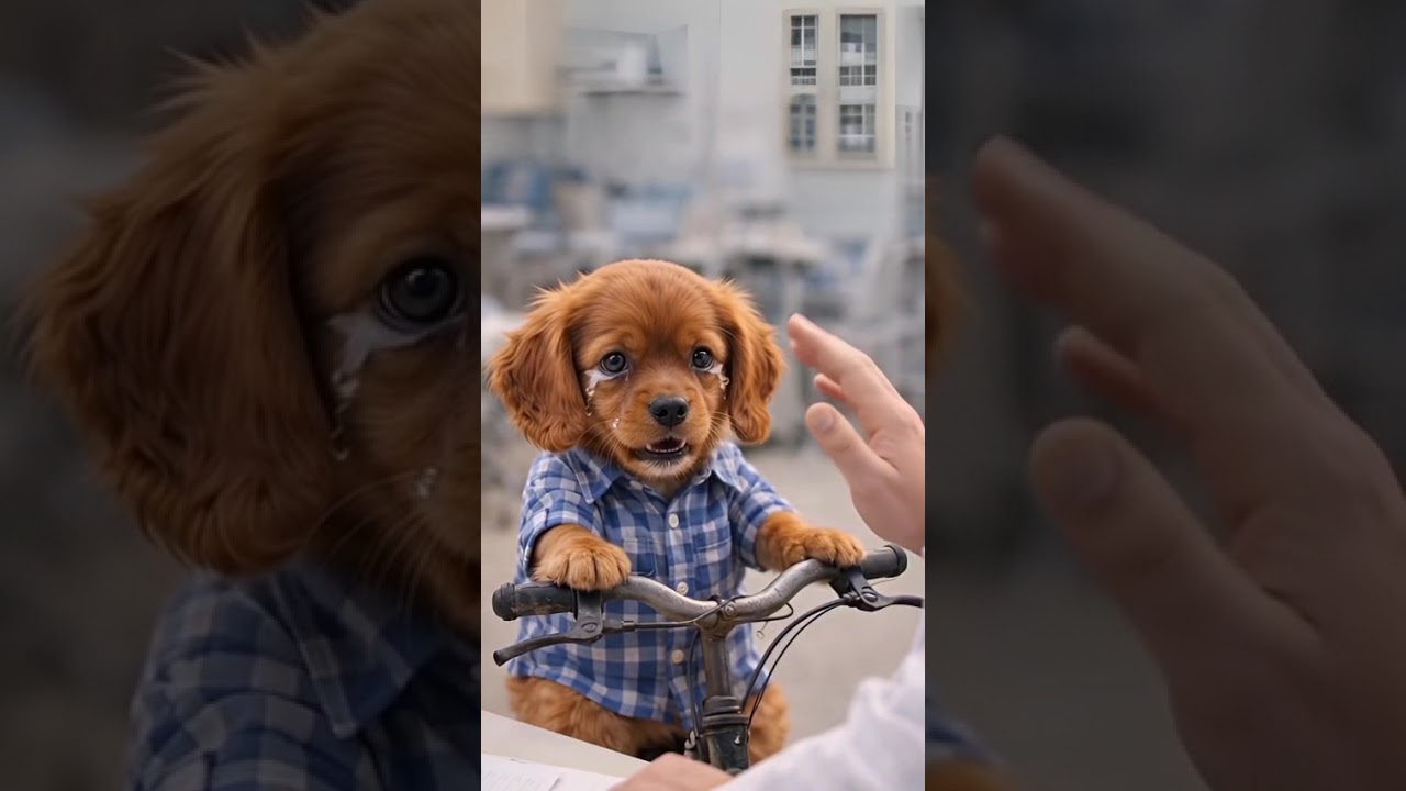 The poor puppy saved her mother 🐕