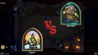 Book of Heroes Thrall vs Drek'Thar | Hearthstone Book of Heroes