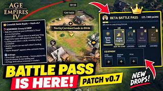 Battle Royal RTS New update Battle pass!  Age of empires 4 Battle Royal received a new update!