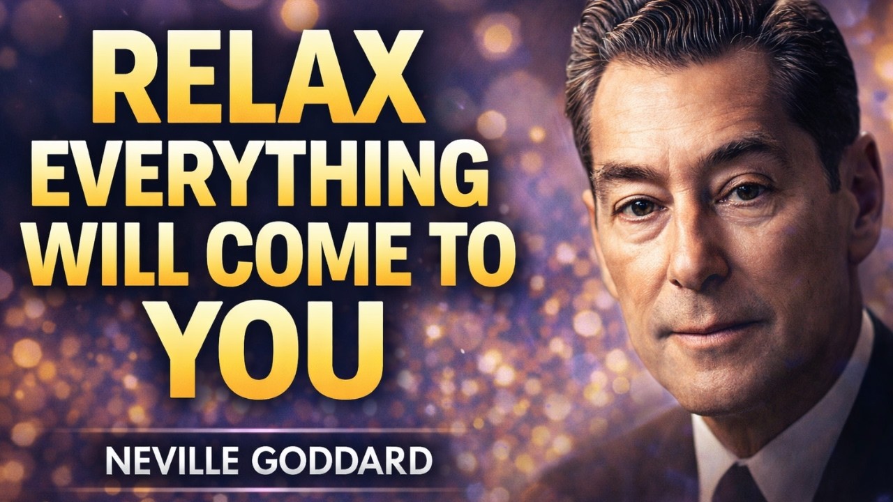 🔮 Relax And You Will Manifest Anything You Desire | Neville Goddard Law of Assumption Speech 🔮