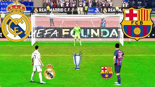 REAL MADRID VS BARCELONA | FC 24 PENALTY SHOOTOUT RONALDO VS MESSI |