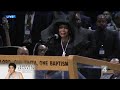 Cicely Tyson speaks at Aretha Franklin