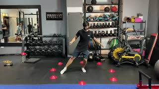 Ankle Balance Clock Drill