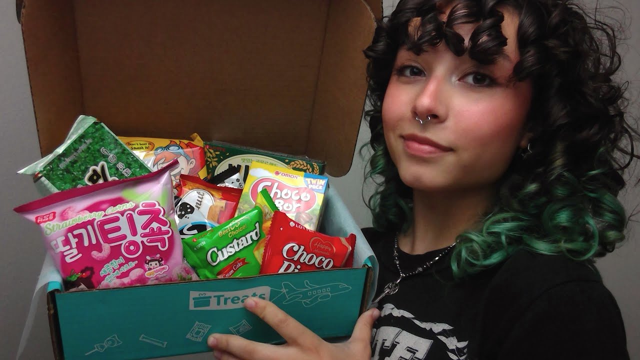 ASMR - trying south korean snacks ★ mukbang ft. trytreats