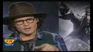 Johnny Depp Interview on GMTV re Pirates AWE
