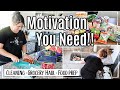 CLEAN WITH ME 2019 | GROCERY HAUL with PRICES | FOOD PREP & MEAL PLAN | SPEED CLEANING MOTIVATION