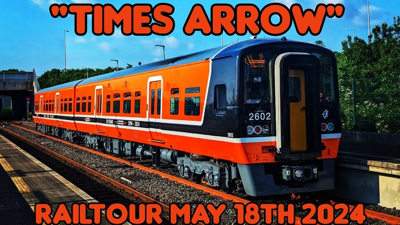 Irish Rail "Times Arrow" Railtour Day 1, May 18th 2024. YouTube