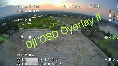 Dji OSD Overlay test