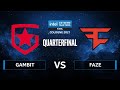 CS:GO - Gambit Esports vs. FaZe Clan [Ancient] Map 1 - IEM Cologne 2021 - Quarterfinal