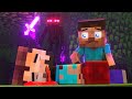 The minecraft life of Steve and Alex | Monster with purple eyes | Minecraft animation