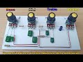 Simple  powerful bass treble mid volume controller  how to make bass treble mid for any amplifier