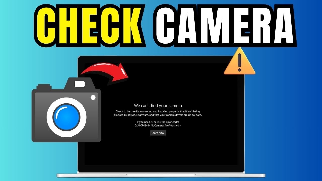Check Pc Camera How To Check If Laptop Camera Is Working - YouTube