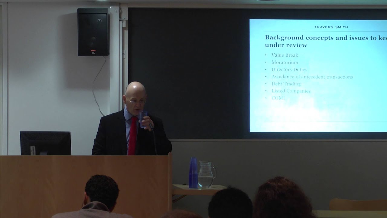 'UK Debt Restructuring Techniques' - Jeremy Walsh: 3CL Travers Smith Seminar