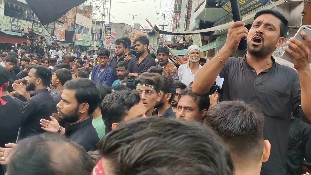 Bhai ko khuda bhai ka lasha na dikhaye | Syed shabi Haider |8 Muharram juloos |Muzaffarnagar 2022