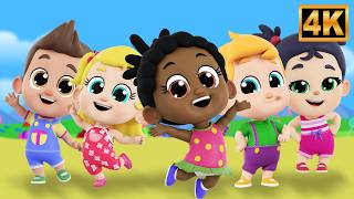 five little babies jumping bed cartoon nursery rhymes children