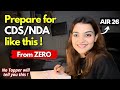 AIR 26- How I studied for CDS Exam | NDA CDS preparation guide