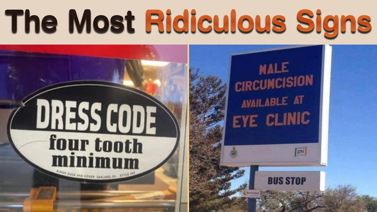The Most Ridiculous Signs That Somehow Made It Through Final Approval || Sign Hub