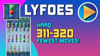 Lyfoes Hard Levels 311 to 320 Walkthrough [100% Perfect!]