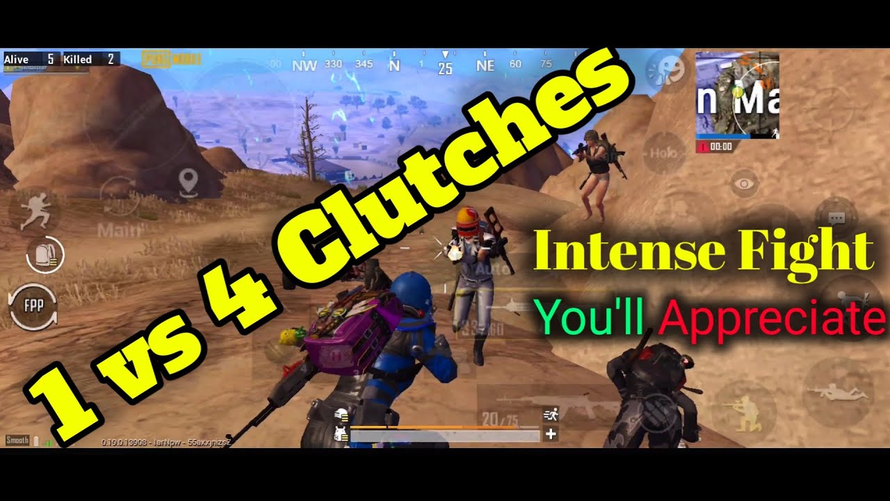 1 vs 4 Clutch PUBG MOBILE || Squad Wipe Compilation || - YouTube