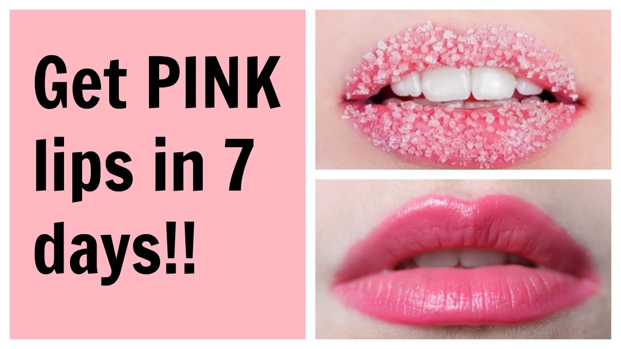 How to make pink lips scrub