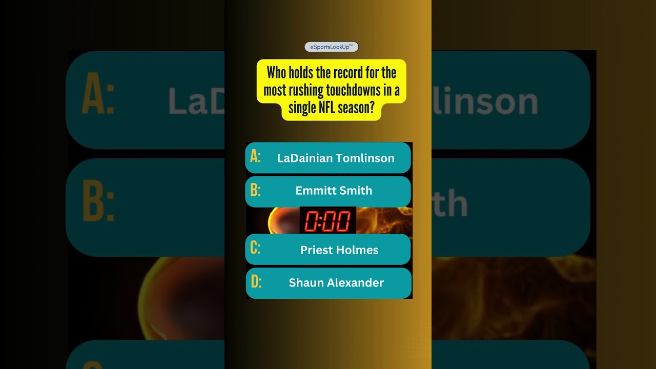 UNSTOPPABLE! This RB Crushed the Rushing Touchdown Record! (Can You Guess Who?)