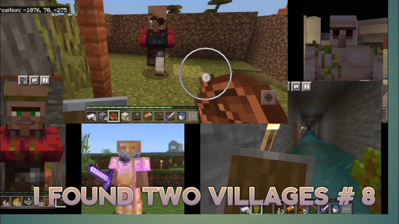 Minecraft Survival series episode 8 I found two villages 🥵🔥🔥 - YouTube
