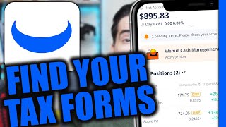 How to Find Your Tax Forms on Webull