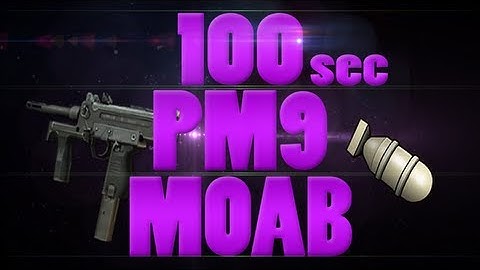 Fastest PM-9 MOAB! 100 Seconds in TDM w PM9! *MW3*