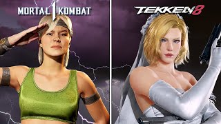 Tekken 8 vs Mortal Kombat 1 - All Character Graphics Comparison (4K 60FPS)