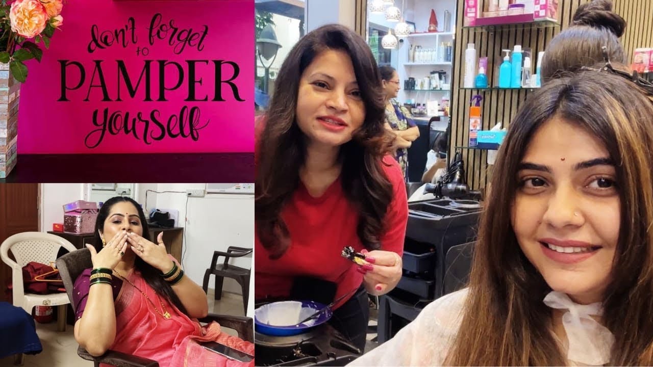Mansi Ne Dila mala Gift😍Salon Session Wit Megha❤️Hair Botox/ Nails-Megha’s Black Coffee & Melody🤣🤪