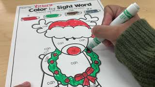 Color by sight words