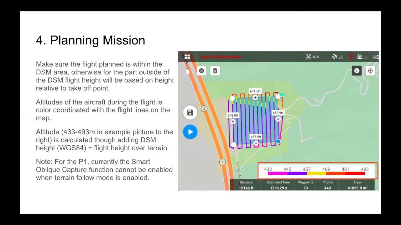 Utilizing Terrain Awareness Mode with a Matrice 300 RTK Mapping Mission - YouTube