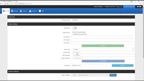 WaveLinx PRO -13- Instruction video - Connecting as an Administrator to the WAC’s Internal Webpages
