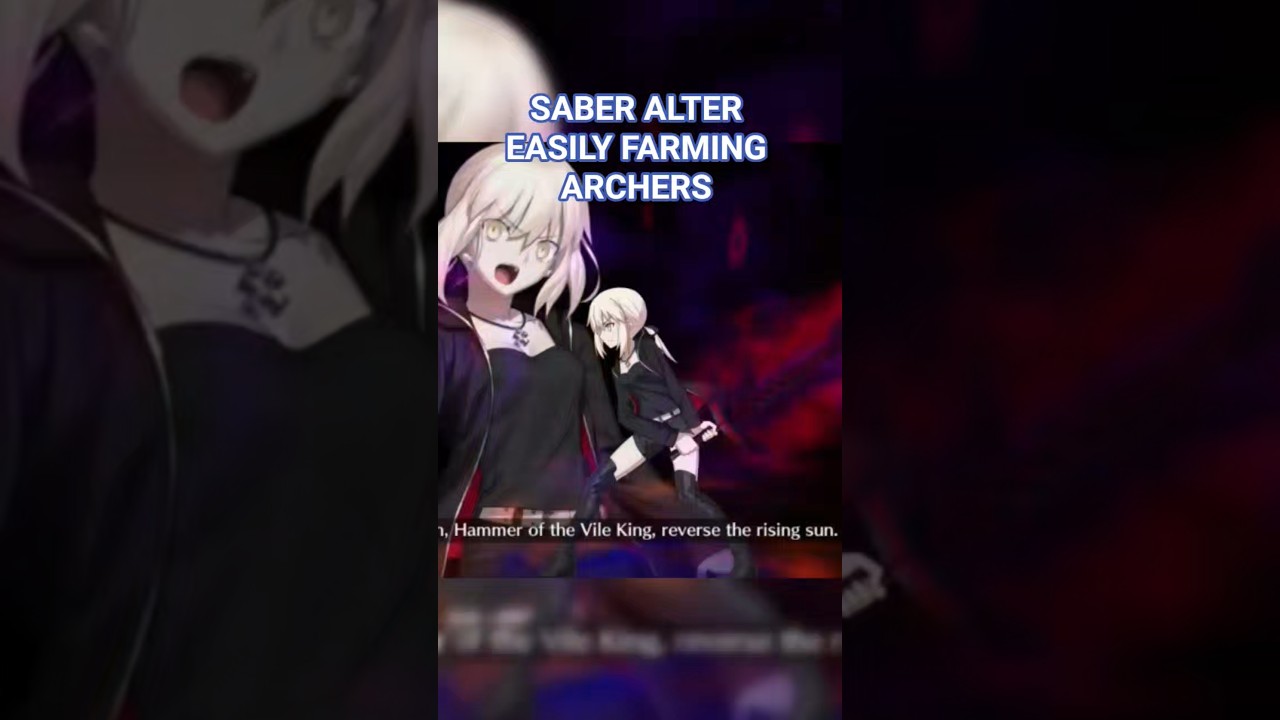 Saber Alter easily farming Archers 💥