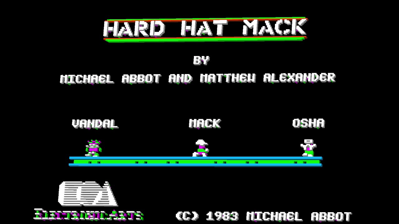Hard Hat Mack for the Apple II on the Octalyzer YouTube