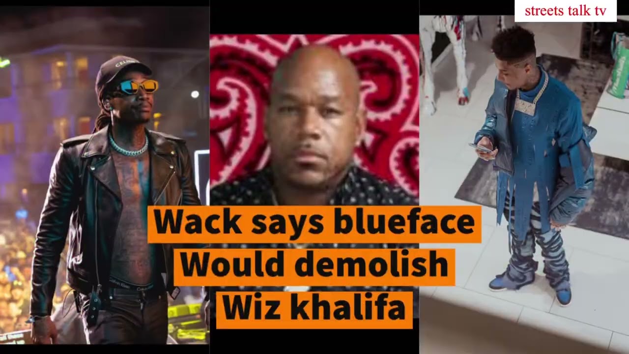 WACK 100 Says “BLUEFACE will demolish Wiz Khalifa in the ring” “WIZ DONT GOT ENOUGH HEART!!”