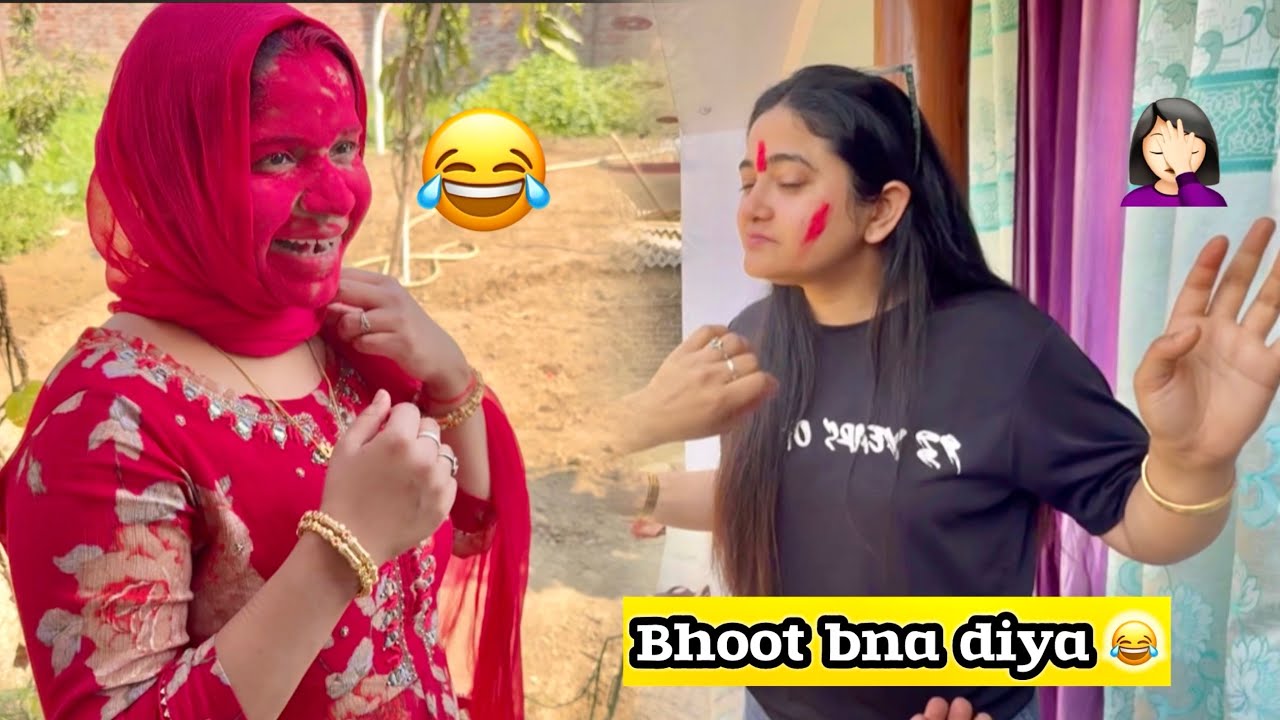 ￼ Gaon mein Bhabhi Ke Saath Holi 🤭❤️￼￼|| Vlog || Sibbu Giri 