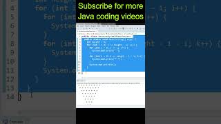 Famous Java Reverse Pyramid Star Pattern Program #shorts Profile