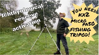 Elecraft KX2, MicroPA50 and a Fishing Tripod in the Ichthyological Reserve activation challenge!