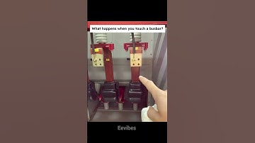 What happens when you touch a busbar? #eevibes #engineering #busbar #shorts #reels