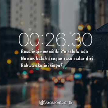 Caption wa galau **bagaikan langit dan bumi**