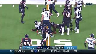 Derick Henry Hits 2000 Yards In A Single Season Houston Vs Tennessee Nfl Football Highlights Week 17